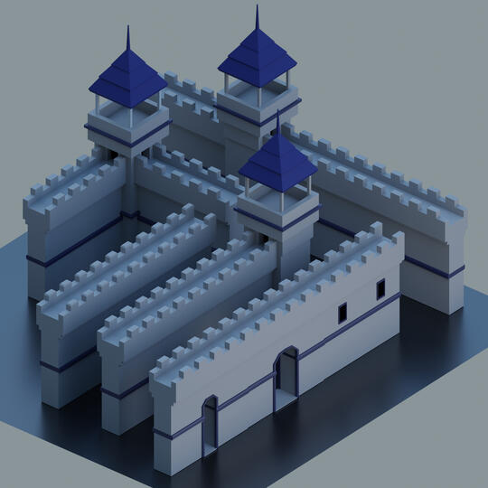 Low Poly Castle